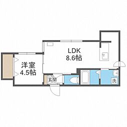 Balboni表参道 1LDKの間取図画像