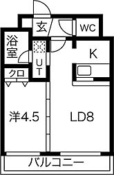 マリオン桑園 3階/-
