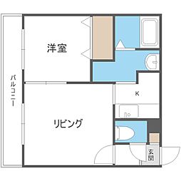 ハーミテージ南郷通 4階/-
