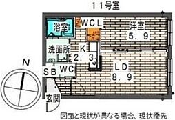 Elle Cube 学園前(エルキューブ学園前) 1階/-