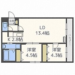 アウリィ平岸 3階/-