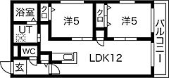 物件の間取り