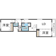 物件の間取り