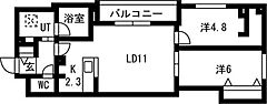物件の間取り