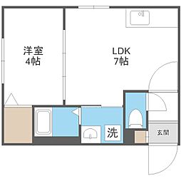 ラフィーネ発寒南II 4階/-