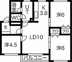 物件の間取り