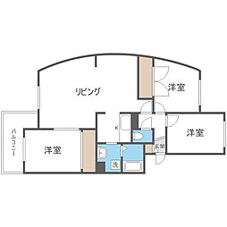 ベルマージュ522 3LDKの間取図画像
