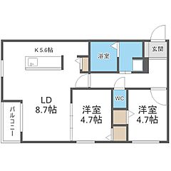 物件の間取り