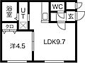 リヴィエール発寒南4階5.8万円