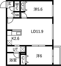 JR学園都市線 新琴似駅 徒歩4分 1階/-