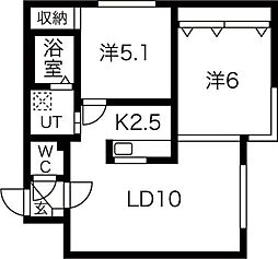 ディスティーノ 3階/-