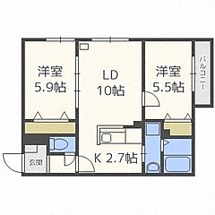 物件の間取り