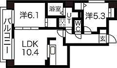 物件の間取り