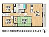 間取り：バルコニーに面したリビングルームは、日中日差しが入り込み、電気をつけなくてもとても明るいです！