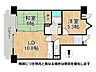 間取り：9階建て8階部分につき、採光・通風・眺望良好です！