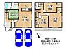 間取り：収納が充実した広々3SLDKです。日当たり、通風良好です。
