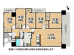 間取図画像 5LDK
