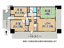 間取図画像 3LDK