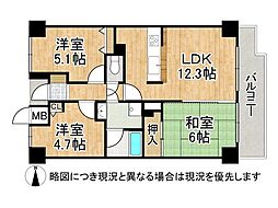 間取図画像 3LDK
