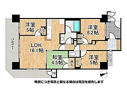 ヴォックスシティ 4LDKの間取図画像