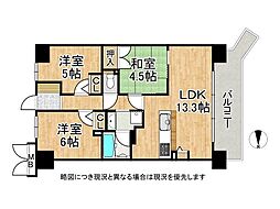 ヴォックスシティ 3LDKの間取図画像