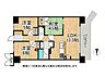 間取り：専有面積62.83m2の3LDKファミリー向け住戸です！