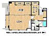 間取り：南東角部屋！陽当たり通風良好な1SLDKタイプの間取りです！