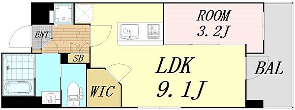 ルシール西三国 ｜大阪府大阪市淀川区西三国1丁目(賃貸マンション1LDK・4階・30.85㎡)の写真 その2