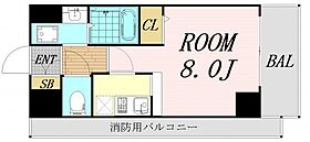 大阪府大阪市淀川区宮原5丁目（賃貸マンション1K・7階・24.67㎡） その2