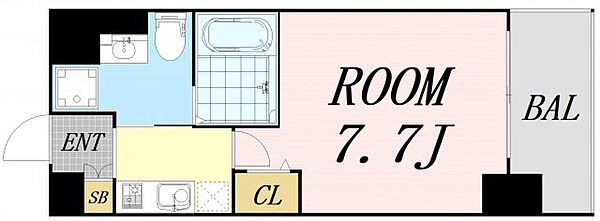 LIVIAZ NAMBA SOL ｜大阪府大阪市浪速区桜川3丁目(賃貸マンション1K・11階・23.13㎡)の写真 その2