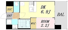 大阪府大阪市淀川区十三本町2丁目（賃貸マンション1DK・12階・25.44㎡） その2