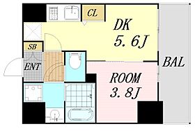 大阪府大阪市福島区吉野1丁目（賃貸マンション1DK・4階・24.04㎡） その2