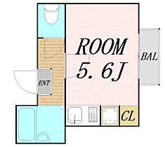 大阪府大阪市東淀川区菅原2丁目（賃貸マンション1R・2階・14.77㎡） その2