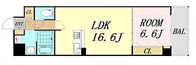 大阪府吹田市垂水町3丁目（賃貸マンション1LDK・4階・54.18㎡） その2