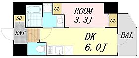 大阪府豊中市本町4丁目（賃貸マンション1DK・11階・26.11㎡） その2