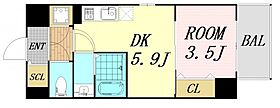 大阪府大阪市北区大淀中5丁目（賃貸マンション1DK・3階・26.29㎡） その2