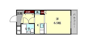 みつがらす 103 ｜ 奈良県奈良市三碓3丁目（賃貸マンション1K・1階・18.00㎡） その2