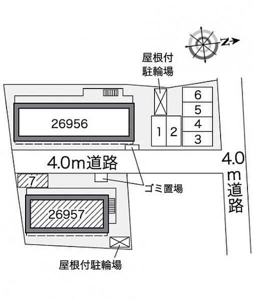 レオパレスサンモール　II 202｜大阪府四條畷市雁屋北町(賃貸アパート1K・2階・20.28㎡)の写真 その3