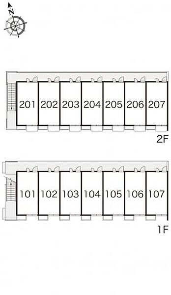 レオパレス夢一番館 202｜大阪府四條畷市二丁通町(賃貸アパート1K・2階・20.28㎡)の写真 その4