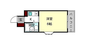 シティパレス生駒P-2  ｜ 奈良県生駒市山崎新町（賃貸マンション1K・4階・15.60㎡） その2