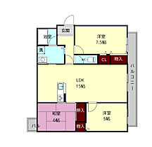 プレジール学園前  ｜ 奈良県奈良市学園赤松町2445-5（賃貸マンション3LDK・2階・72.81㎡） その2