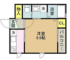 チアフル西元町  ｜ 兵庫県神戸市中央区下山手通9丁目2-9（賃貸アパート1K・1階・25.44㎡） その2