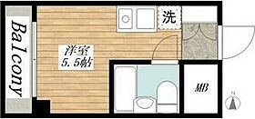 ラ・レジダンス・ド・エリール 1005 ｜ 兵庫県神戸市中央区雲井通4丁目1-11.（賃貸マンション1R・10階・14.82㎡） その2