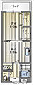 パルメゾン北町3階5.2万円