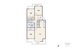 間取図画像 3LDK