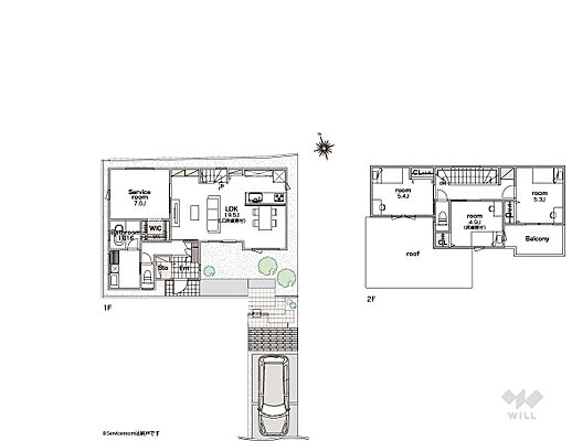 間取り 名古屋市緑区八つ松1丁目 一戸建て