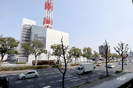 バルコニーからの眺め（北東方向）［2025年3月21日撮影］