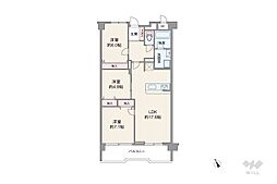 間取図画像 3LDK