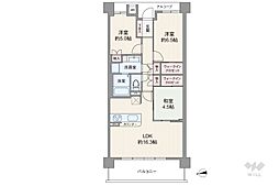 ベリスタ笠寺 3LDKの間取図画像