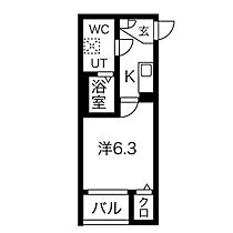 愛知県名古屋市守山区町南（賃貸アパート1K・2階・22.29㎡） その2